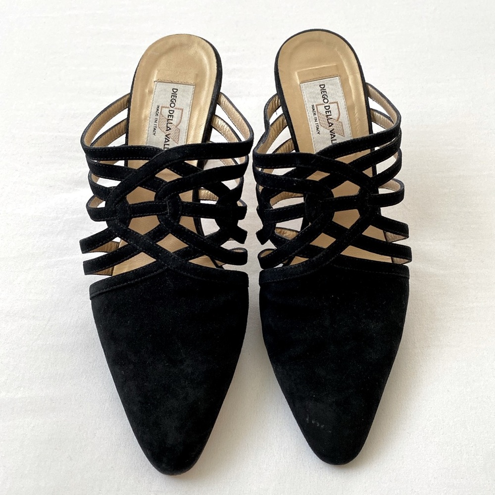 🖤 Diego Della Valle Velvet Kitten Slide 🖤